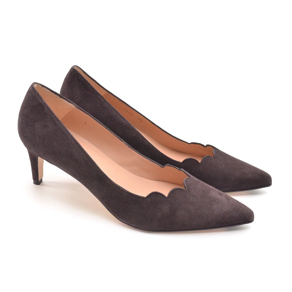 Anthropologie Jon Josef Cinta Scalloped Pumps 9.5 M New